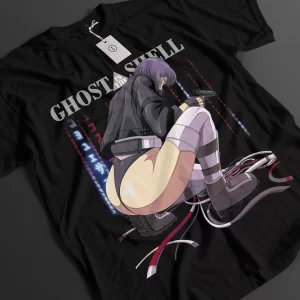Y2K High Street Ghost in The Shell Anime Hip Hop Street Wear Hoodie High Quality Print Hoodie Comfortable Top Unisex